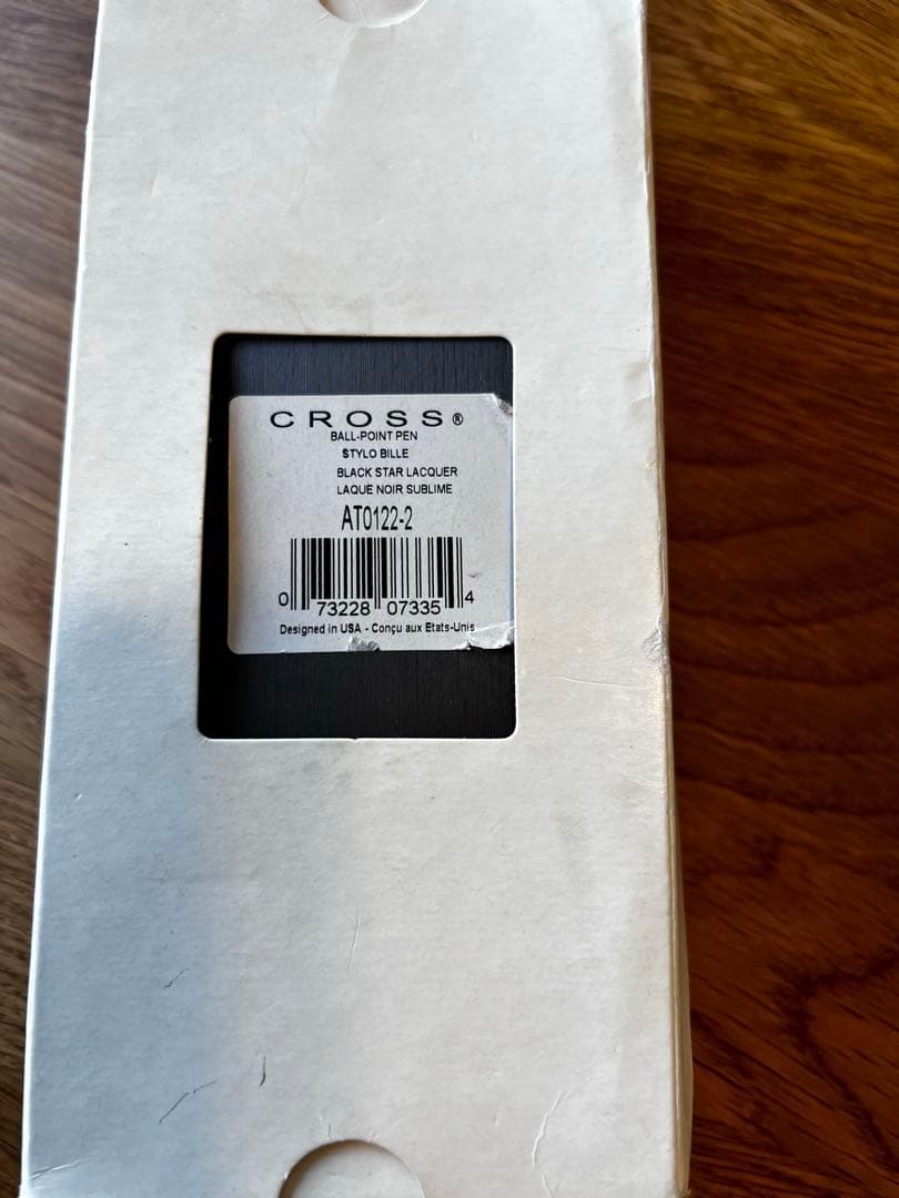 CROSS 黒 ボールペンAT0122-2