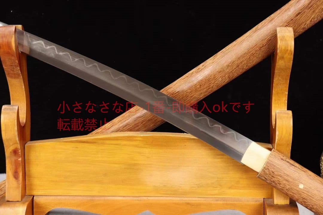 m T10焼刃花梨木連体居合武士刀