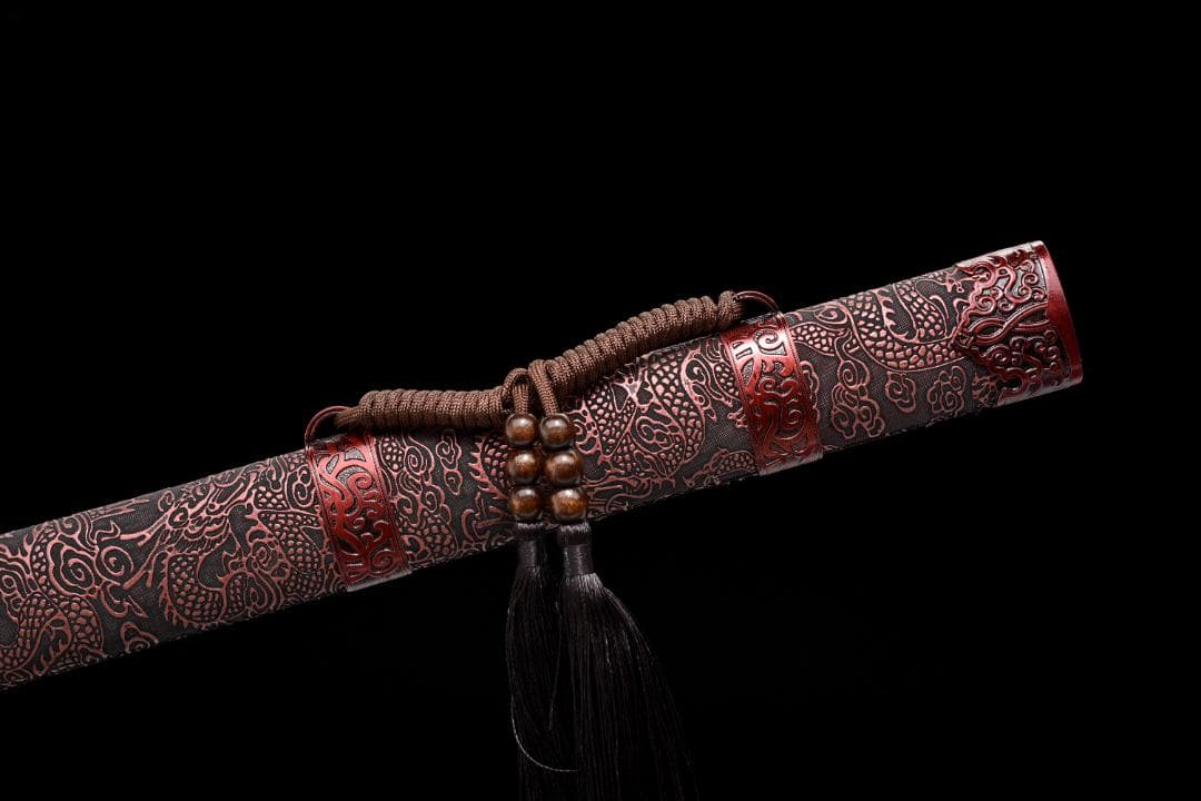 『赤龍鱗』 模造刀 居合刀 武士道 武具 漢剣 唐刀 龍泉剣 手鍛造打