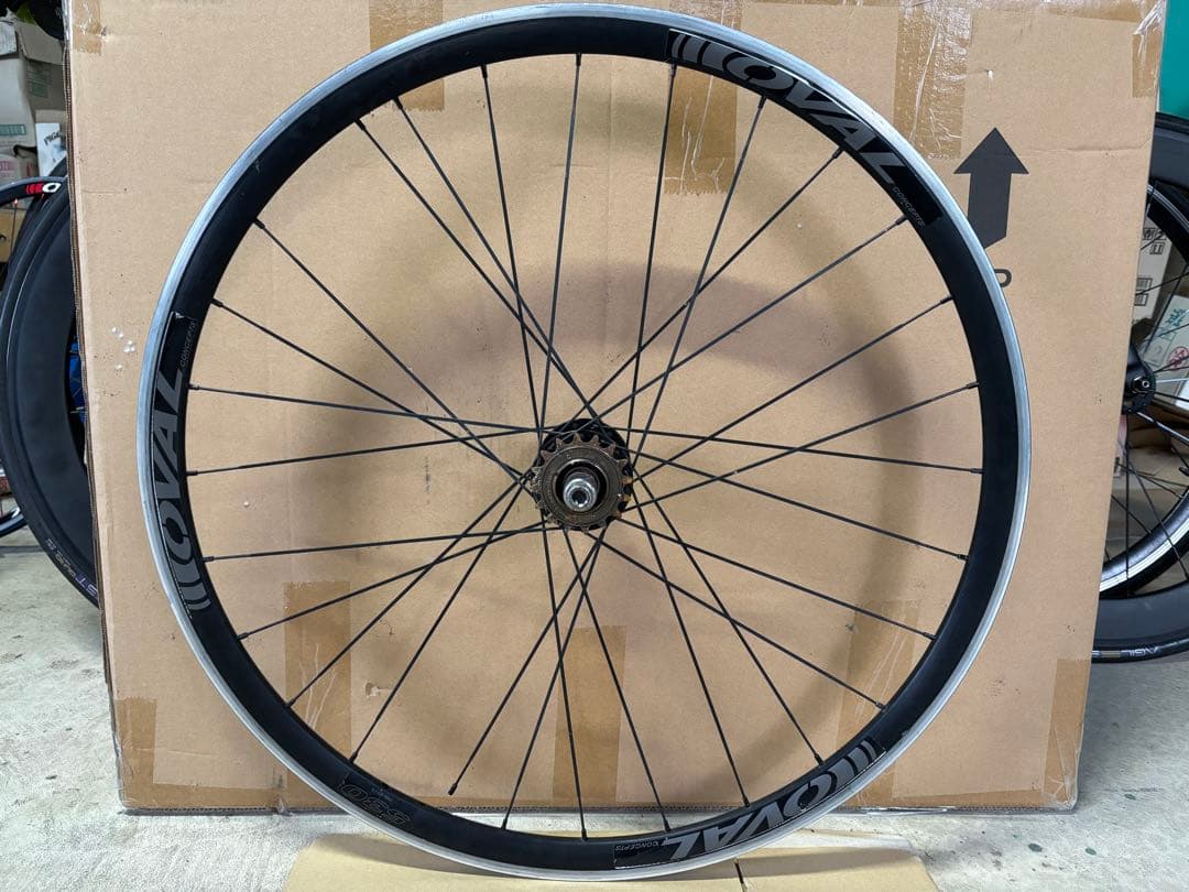 Fuji Track Pro 純正前後完組ホイール 700C ピスト