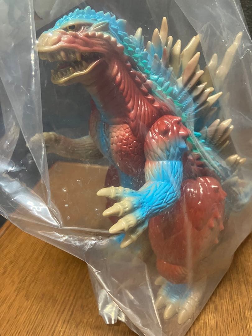 マルサンソフビ　1999 ゴジラ 350 昭和の砂色Ver.