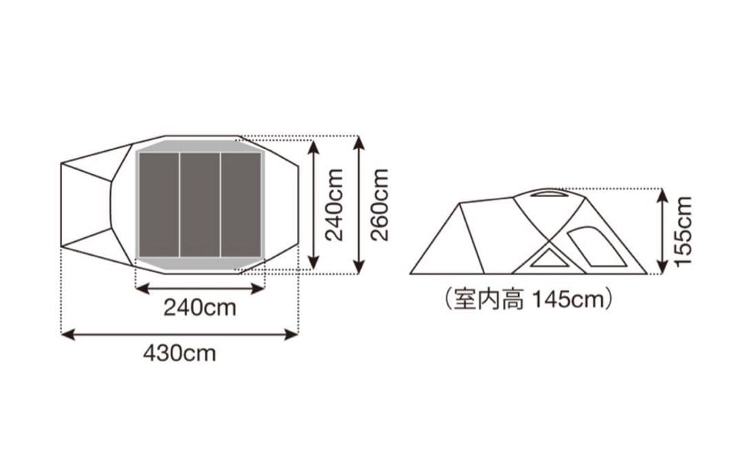 スノーピーク　テント　ランドブリーズPro.3 4点セット