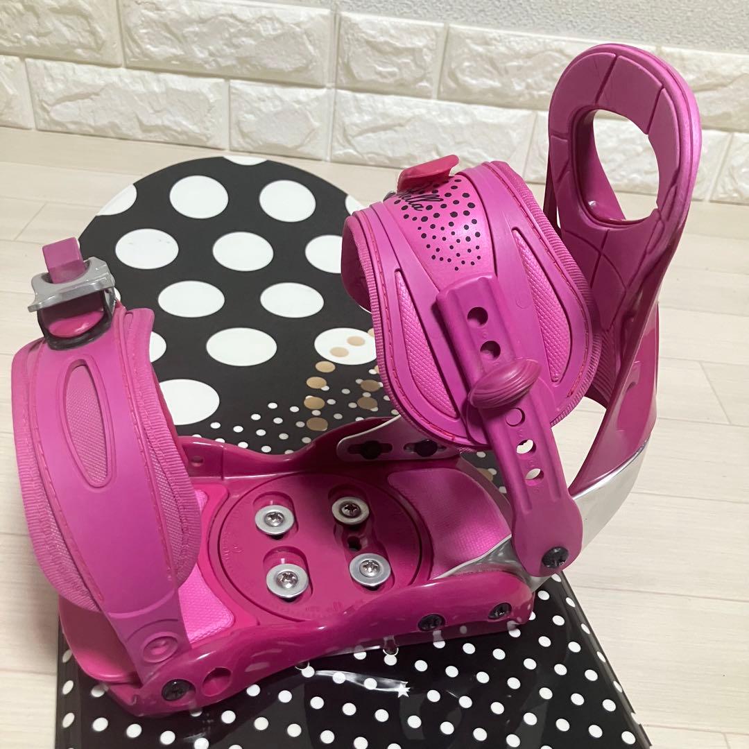 【美品】カバー付STELLA STLOO QUEEステラスノーボードセット140