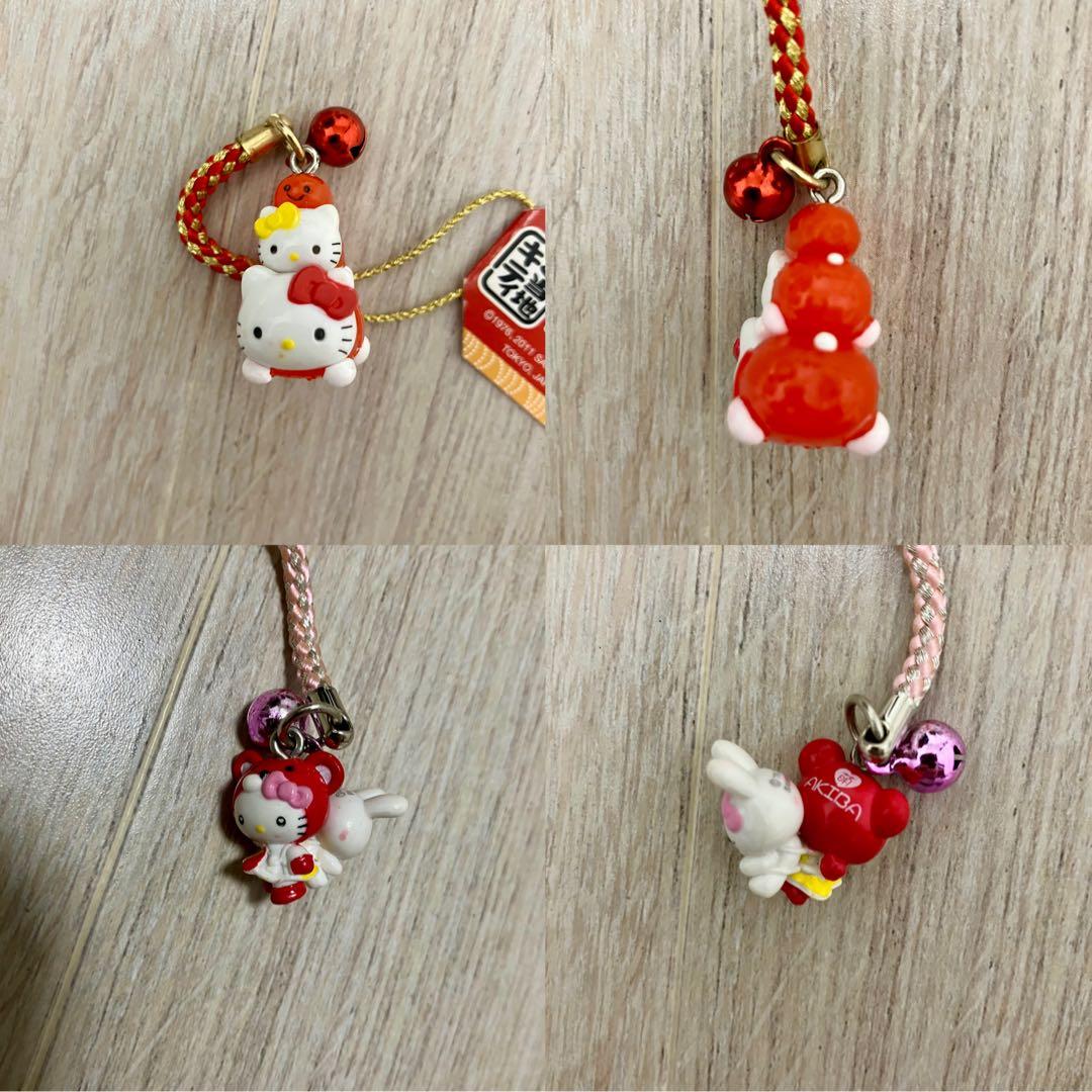 【36個/中古】ご当地キティ 値付け・その他ストラップ まとめセット 限定・廃盤