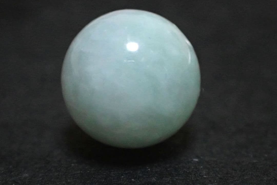 ※おつき※　糸魚川翡翠　丸玉　姫川　緑　3点セット　送料無料