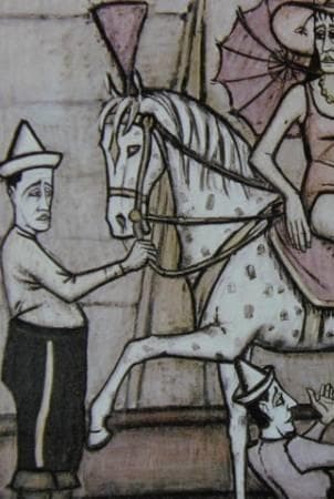 ベルナール・ビュッフェ、「LE CIRQUE-L'ecuyere」