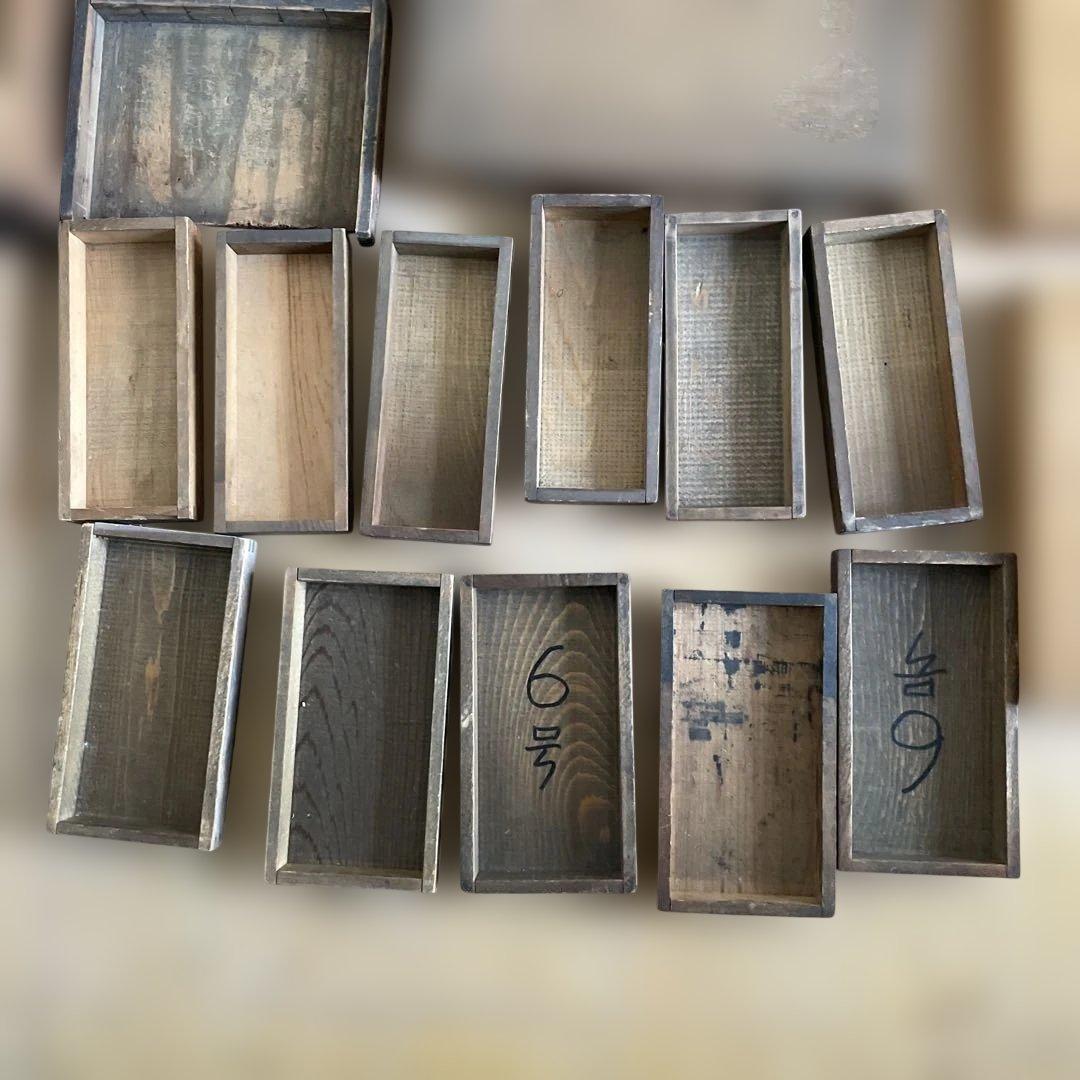 【ゲリラ品w】活版印刷所から出た木のもの　色々　50個くら-2【活版印刷】