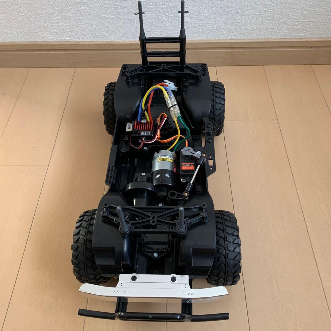 TAMIYA ラジコントヨタ ランドクルーザー40ブラックスペシャル　メカ付き