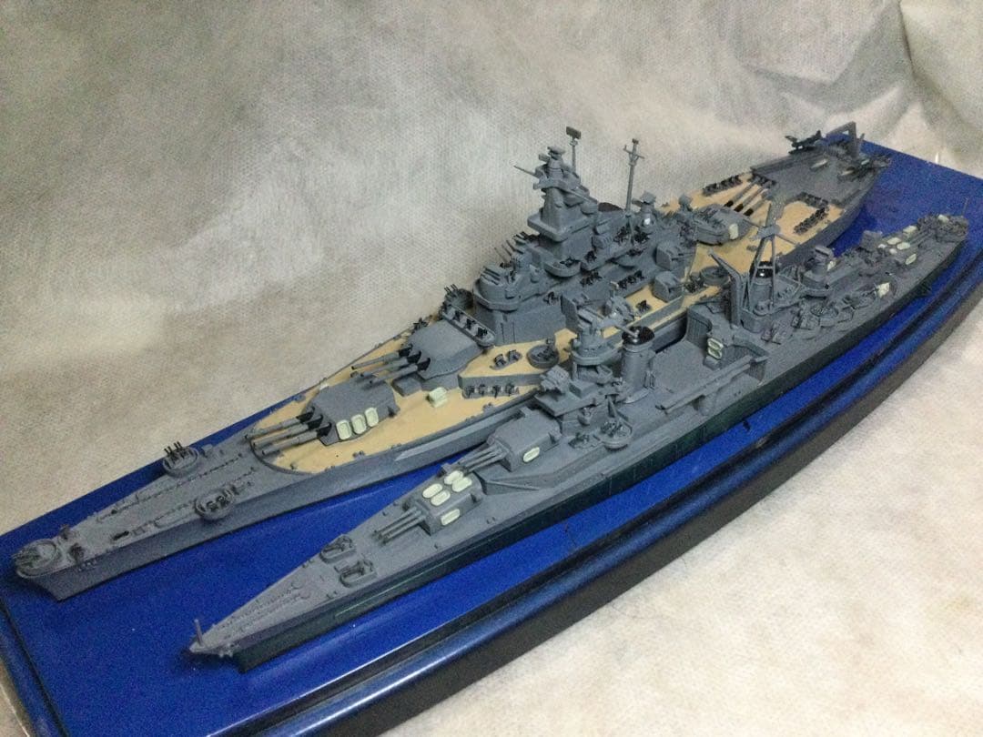 アメリカ海軍 戦艦サウスダコタ & 重巡洋艦インディアナポリス　1/700