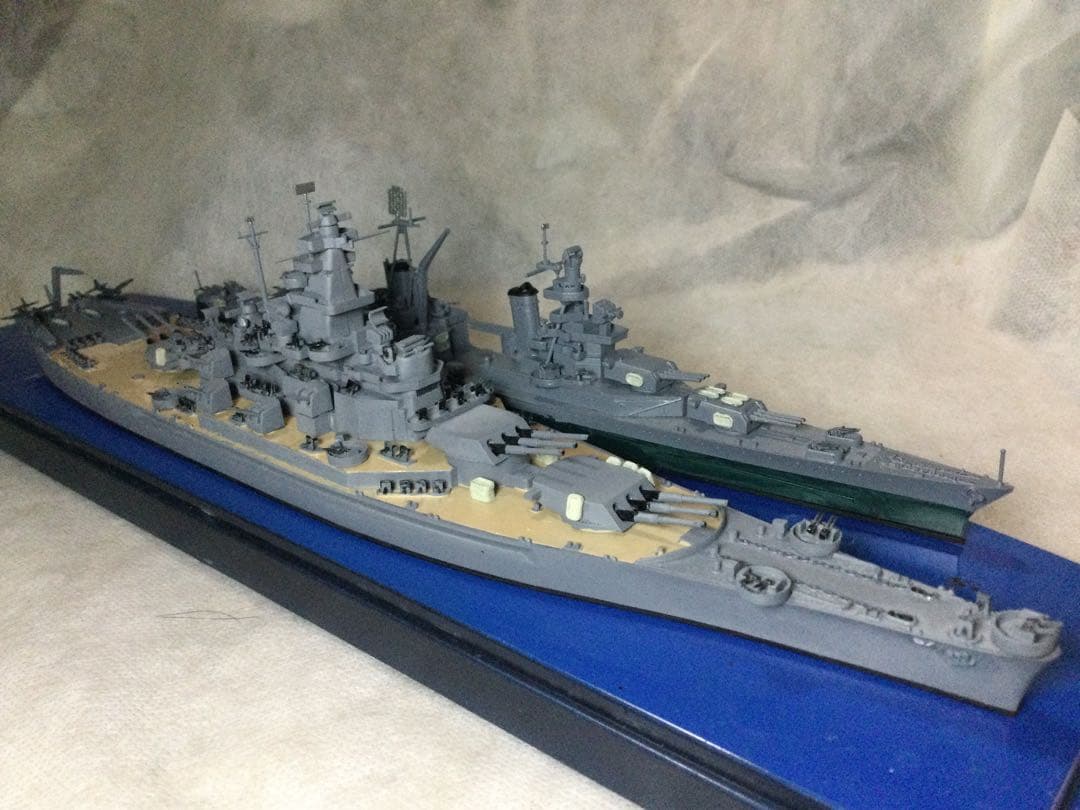 アメリカ海軍 戦艦サウスダコタ & 重巡洋艦インディアナポリス　1/700