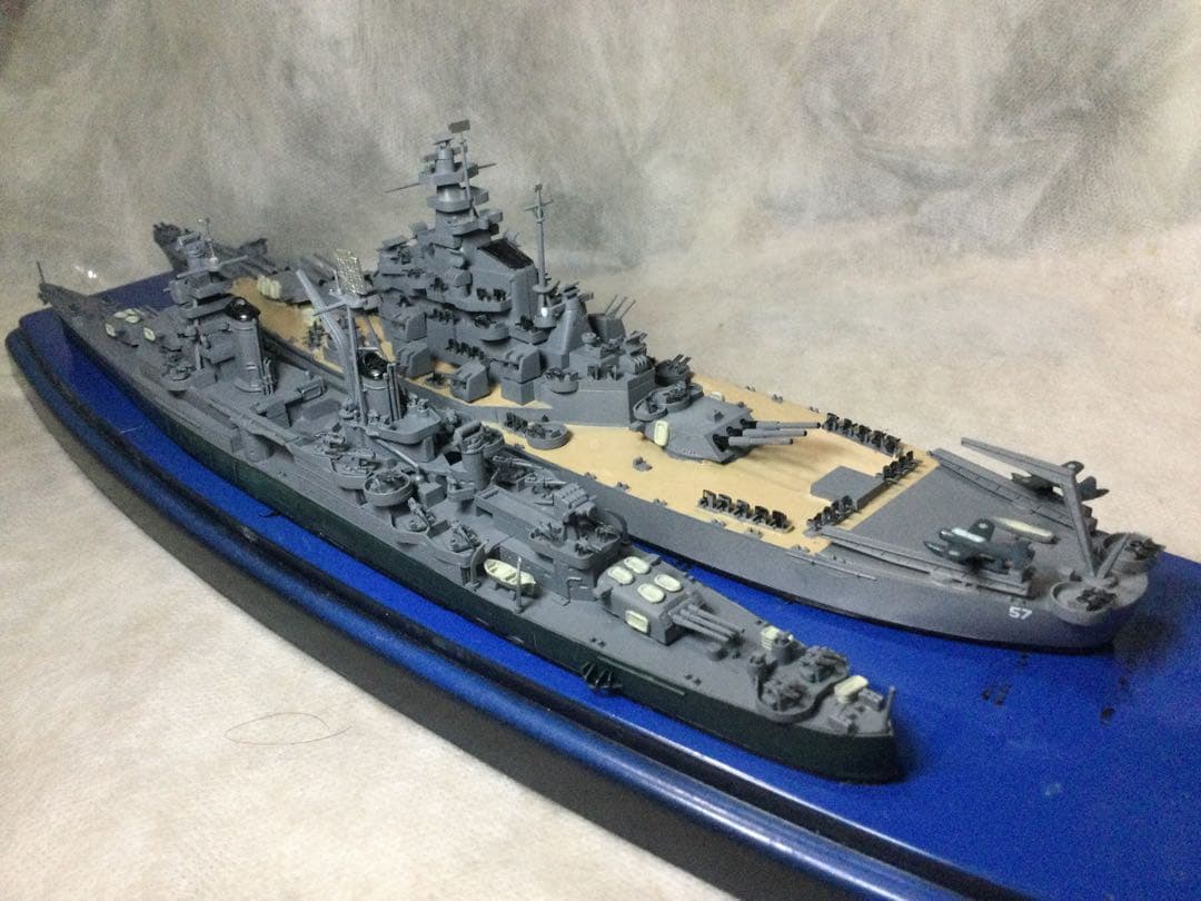 アメリカ海軍 戦艦サウスダコタ & 重巡洋艦インディアナポリス　1/700