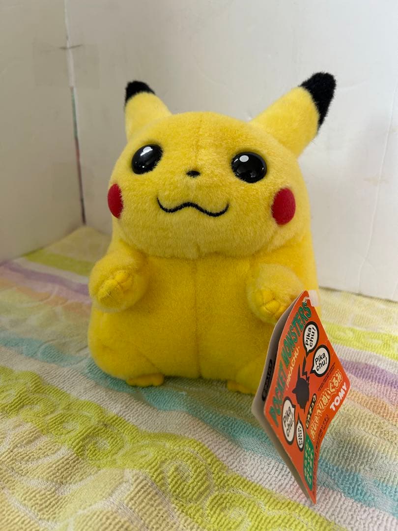 ピカチュウ ぬいぐるみ TOMY ポケットモンスター 初代 トミー　ポケモン