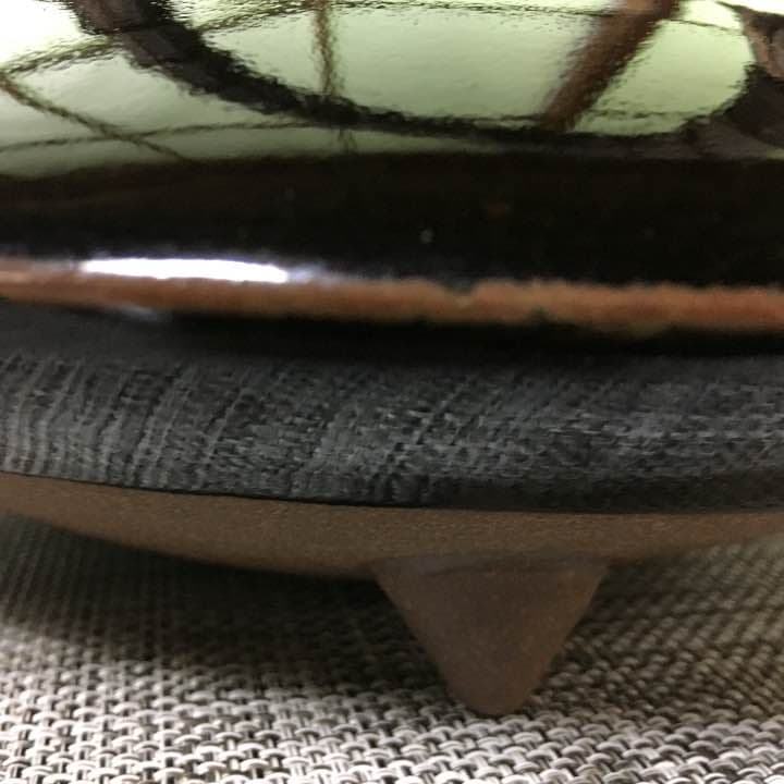 荒木陶窯 苗代川焼 黒茶家セット 木箱入り未使用品