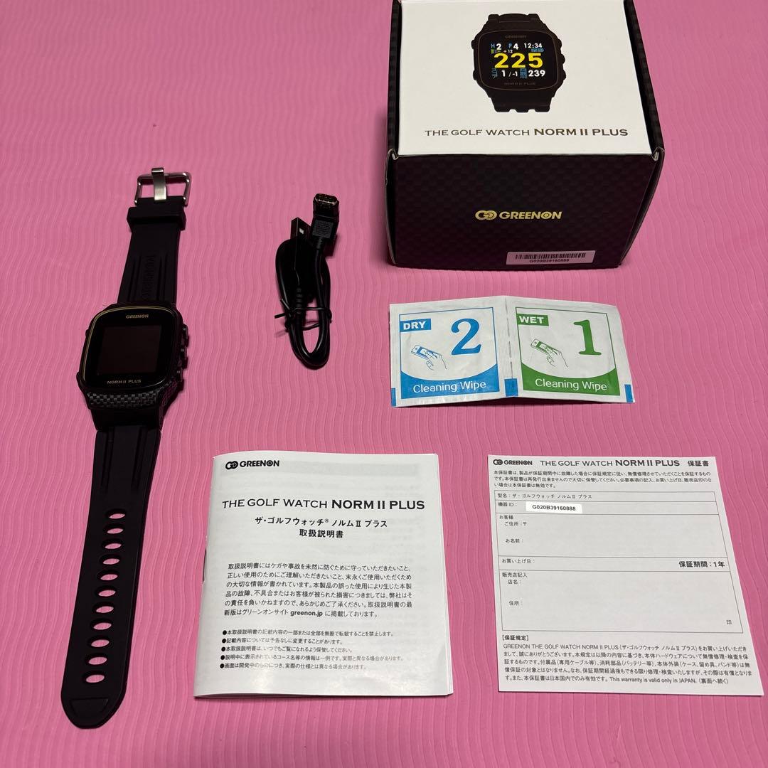 GREENON GPSゴルフウォッチ NORM II PLUS