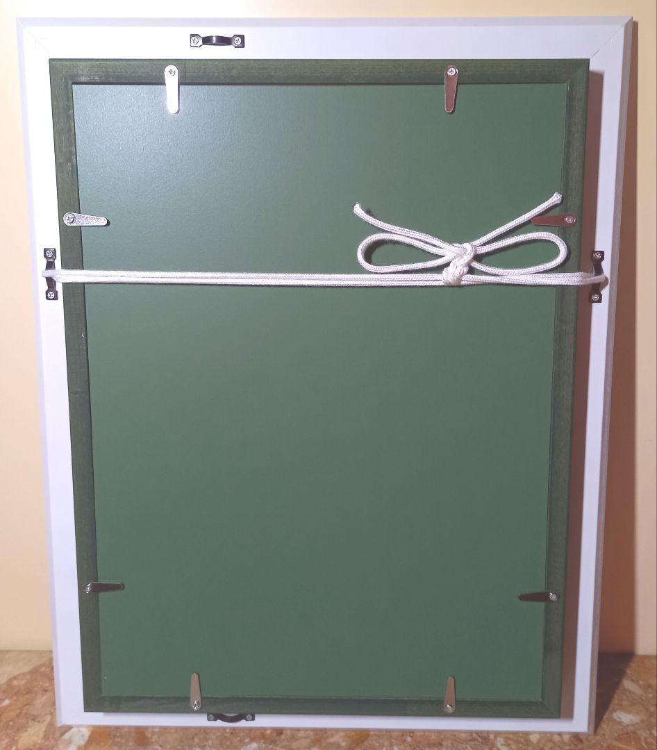 【週末特価】[真作][証明書付]がんどうあつし　金の背景の日の出　赤富士