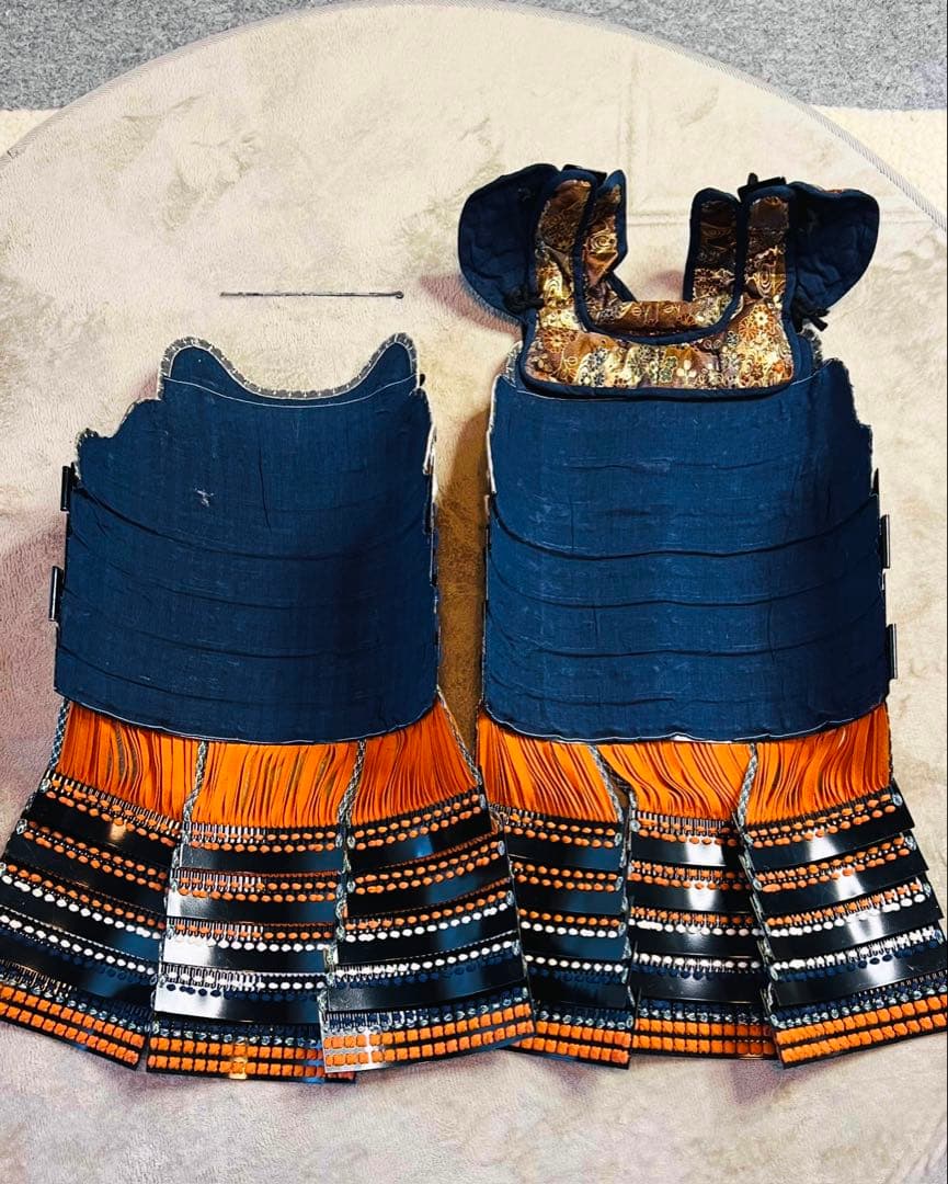 【丸武工房製】美品！未使用【現代 甲冑 等身大】黒胴具足 鎧 一式