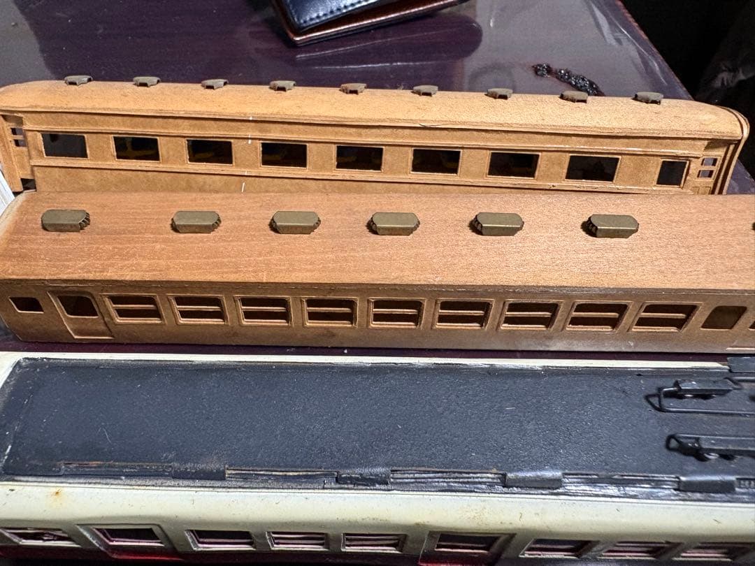 ジャンク　父が集めた蒸気機関車と客車セットHO?