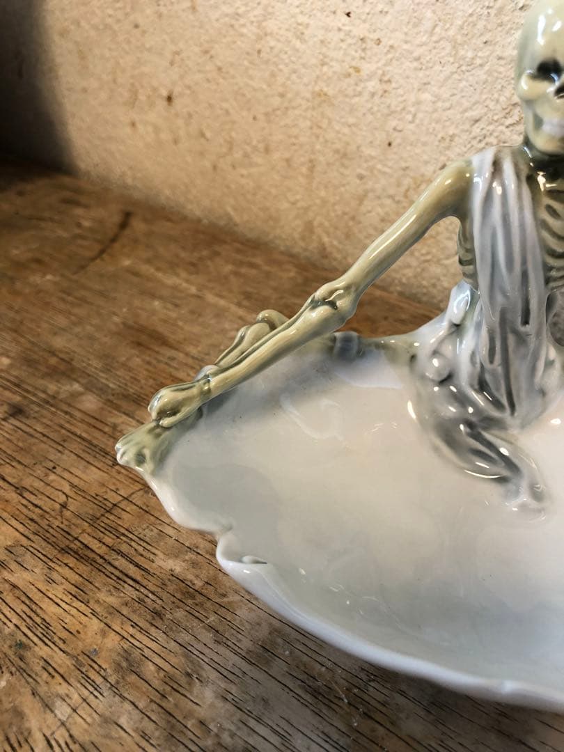 ビンテージ　スカル　髑髏　骸骨　ハロウィン　ミッドセンチュリー レトロ　死神