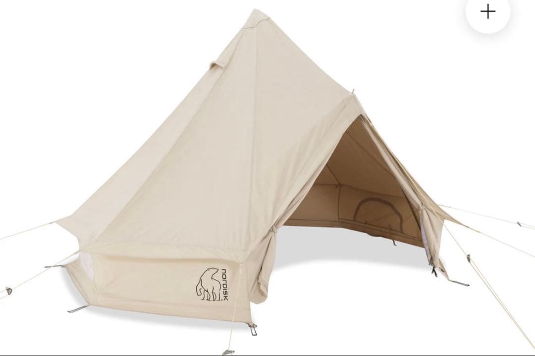 ノルディスク コットンテント 国内正規品 アスガルド19.6×ジップインフロア