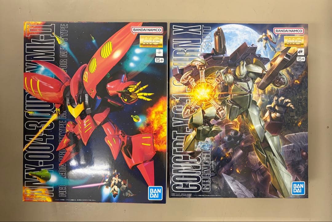 MG ターンX & MG キュベレイMk-II（プルツー専用機）