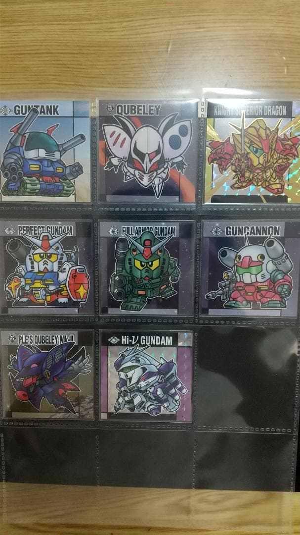 元祖SDガンダムスナック　第1弾　フルコンプ　全32種セット　スリーブ　シート付