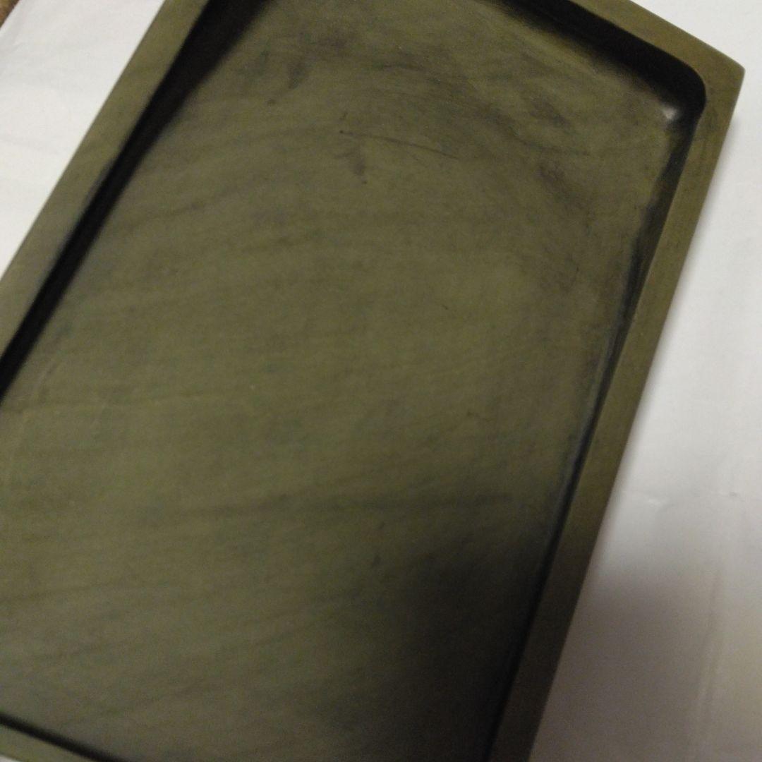 中国端渓 緑端渓 加厚淌池硯 9.1寸