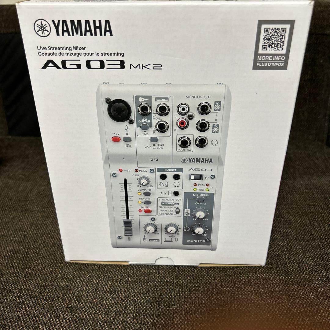 【美品】YAMAHA AG03 MK2 ライブストリーミングミキサー