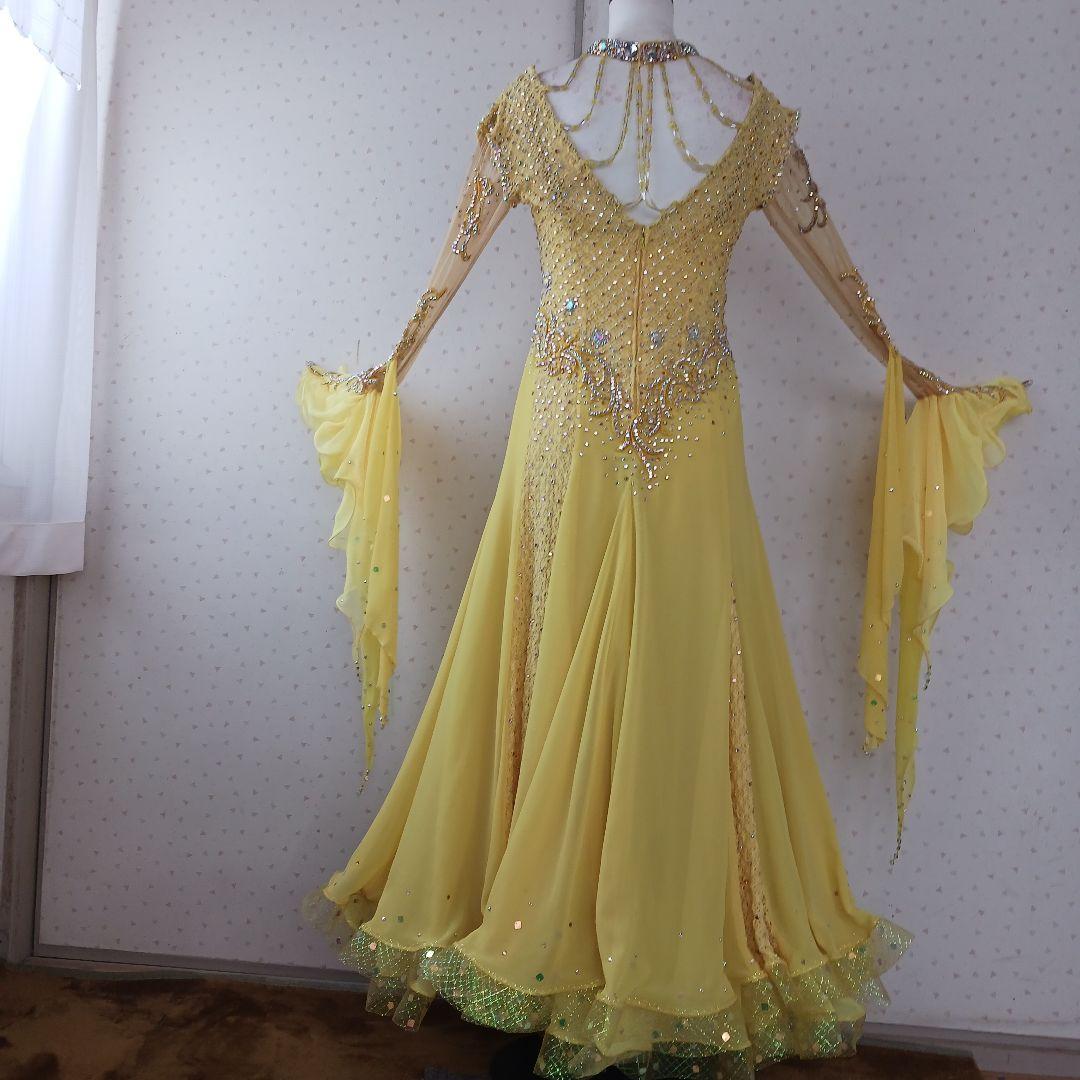 社交ダンス用イエロードレス