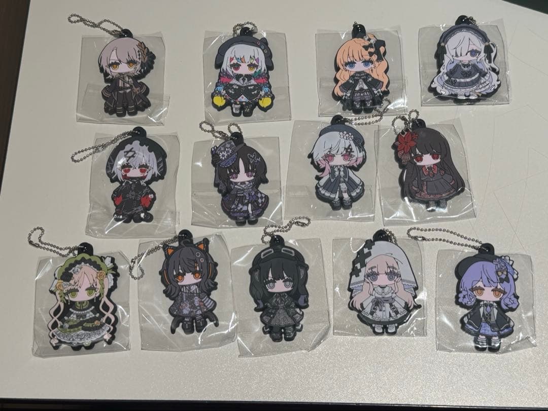 魔法少女ノ魔女裁判　ラバーキーホルダー　コンプセット 13種