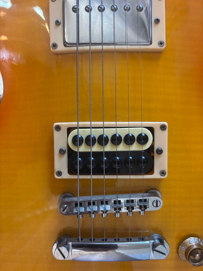 メーカー不明レスポール。 ピックアップ交換美品