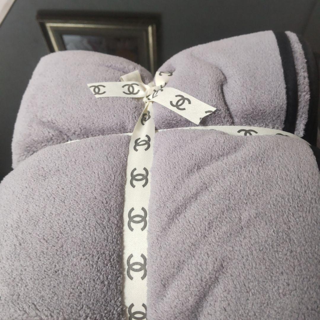 CHANEL トリプル吸収タオル グレー