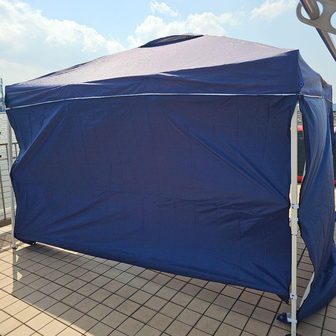 ★FIELDOOR ワンタッチタープテント 3.0x3.0m 強化版 スチール