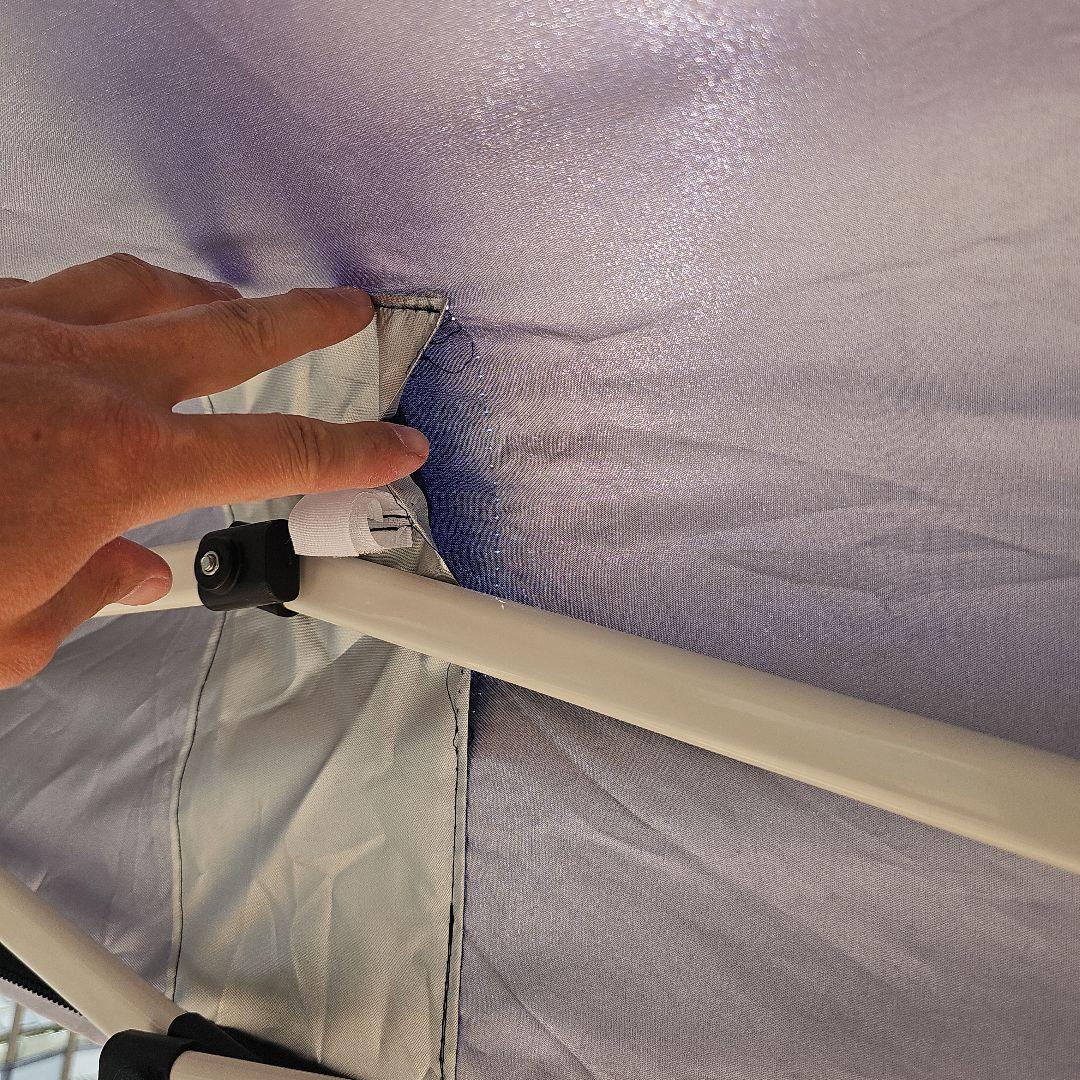 ★FIELDOOR ワンタッチタープテント 3.0x3.0m 強化版 スチール