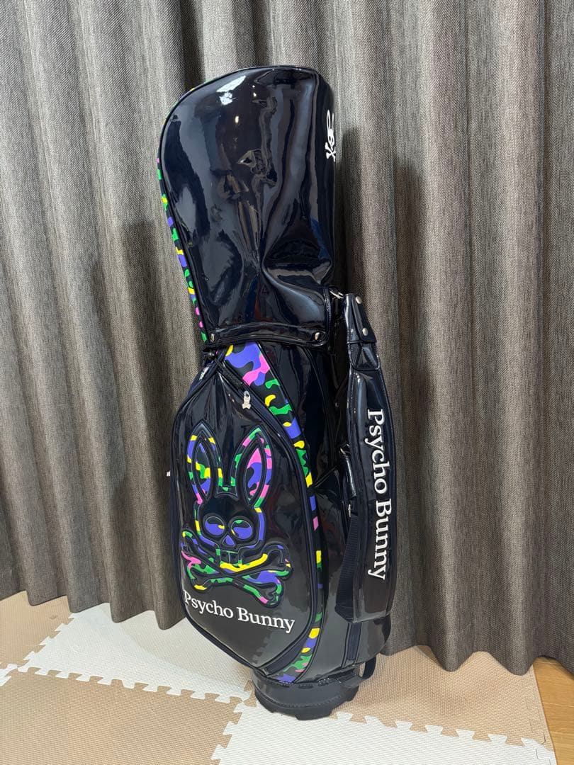 [美品・希少]Psycho Bunny ゴルフバッグ・キャディバッグ