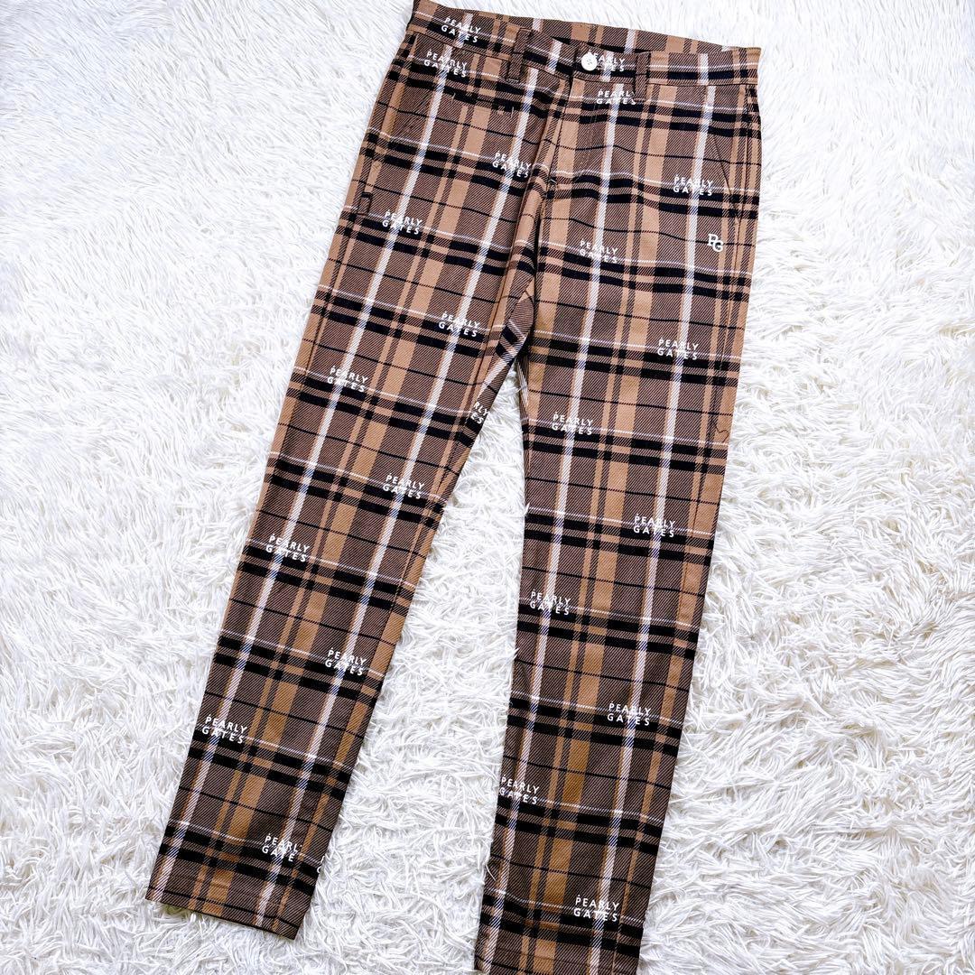 【2023年モデル⭐️サイズ3⭐️極美品】パーリーゲイツ　ゴルフパンツ　総柄　メンズ