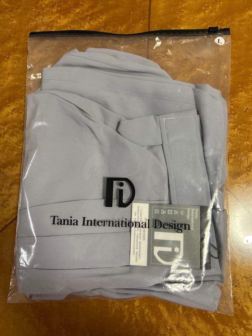 TID バーガンディ レッスンウェア パンツ　社交ダンス　ズボン