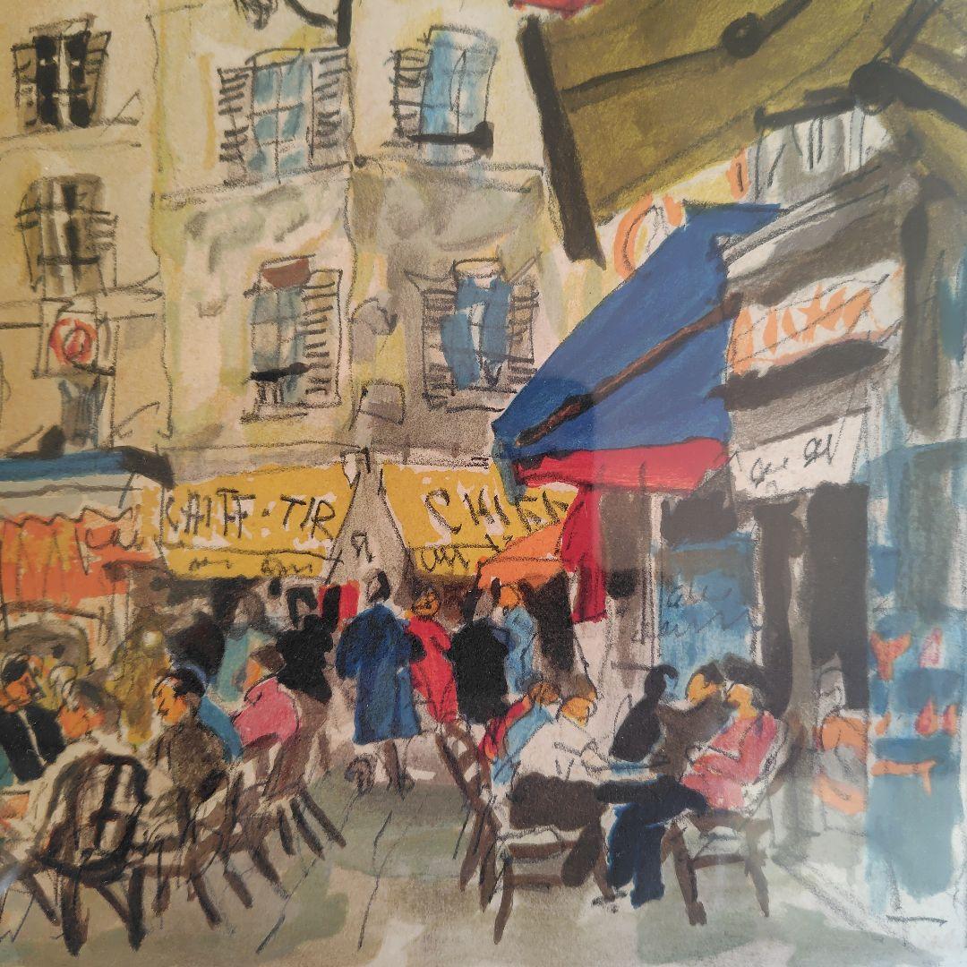 ト*シ様 児玉幸雄　リトグラフ　セーヌ通り　サイン、エディション入り