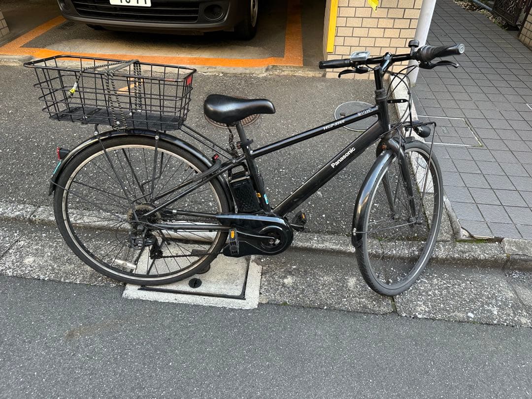 Panasonic ベロスター電動アシスト自転車 黒　引き取り希望　新宿区