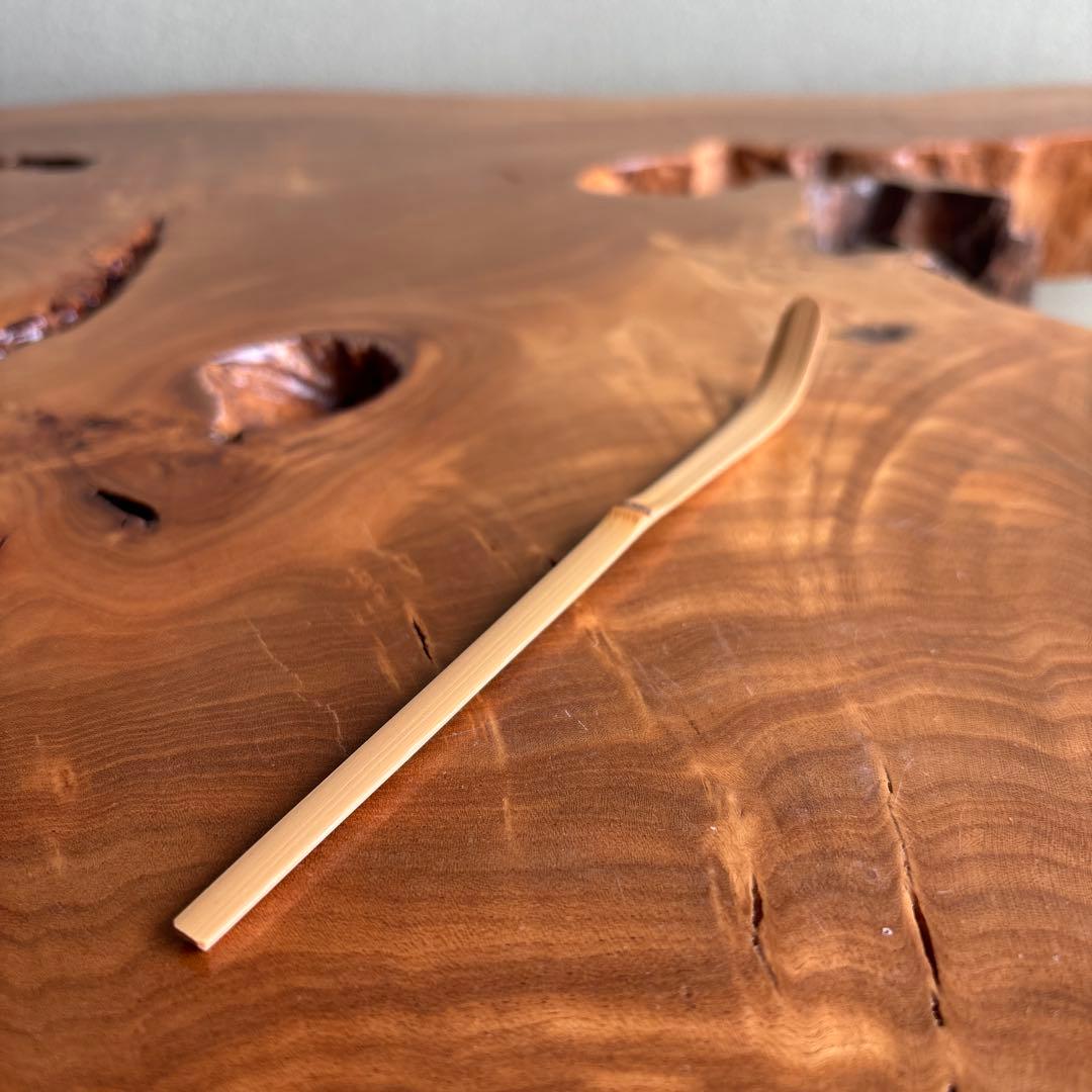 高野宗陵造 茶杓 金閣寺 茶道具 共箱