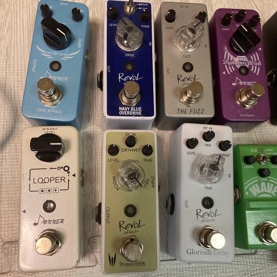 コンパクト　エフェクターセット　revol dommer fuzz delay