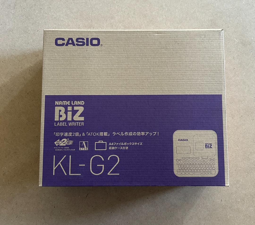 【新品未使用】CASIO ネームランド KL-G2