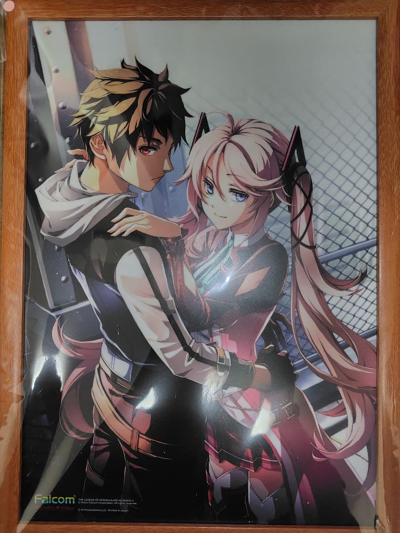 軌73：　黎の軌跡Ⅱ　A3サイズ　イラストフィルム　額縁　スウィン　ナーディア