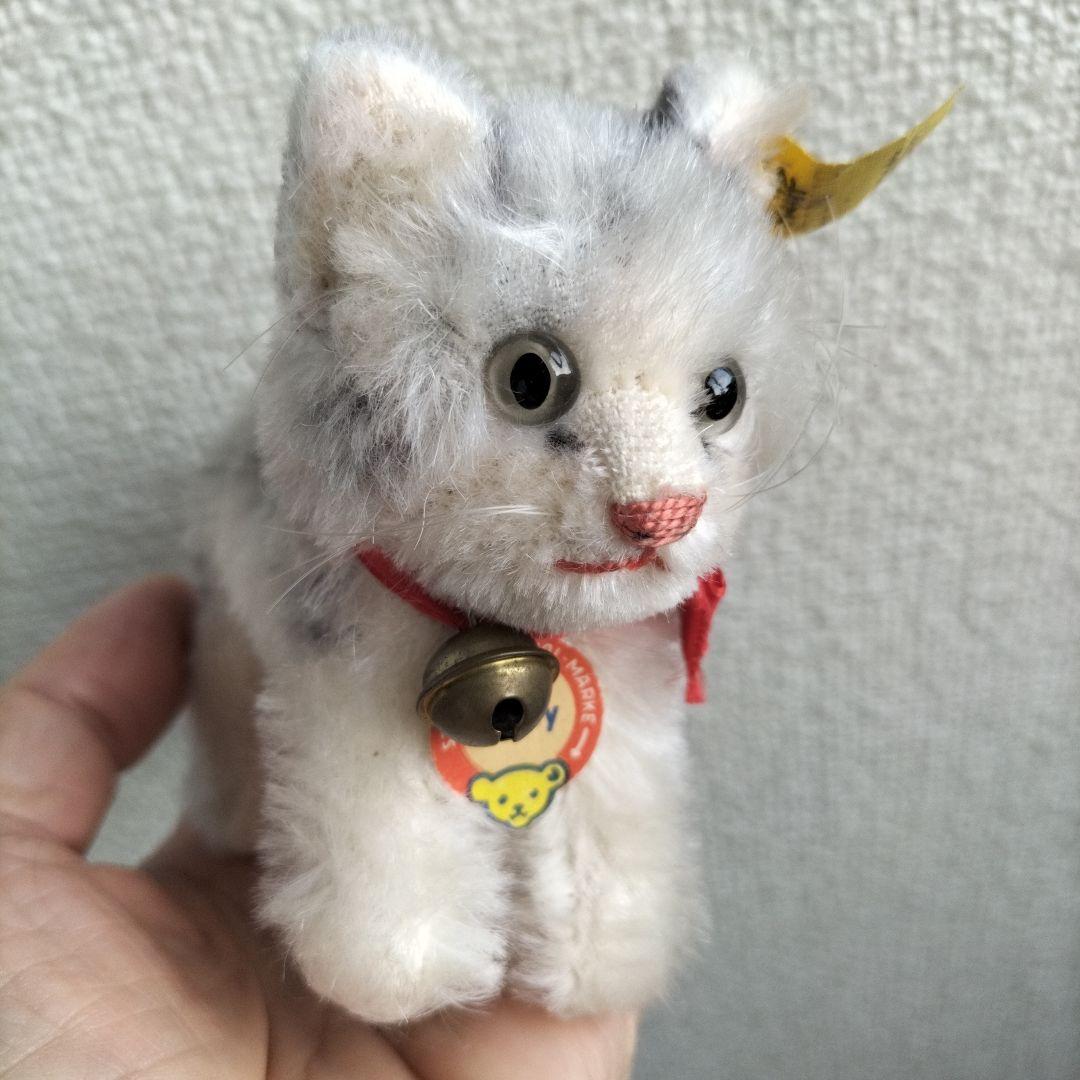 ビンテージ　シュタイフ　Tabby キャット　猫　下から２番目サイズ