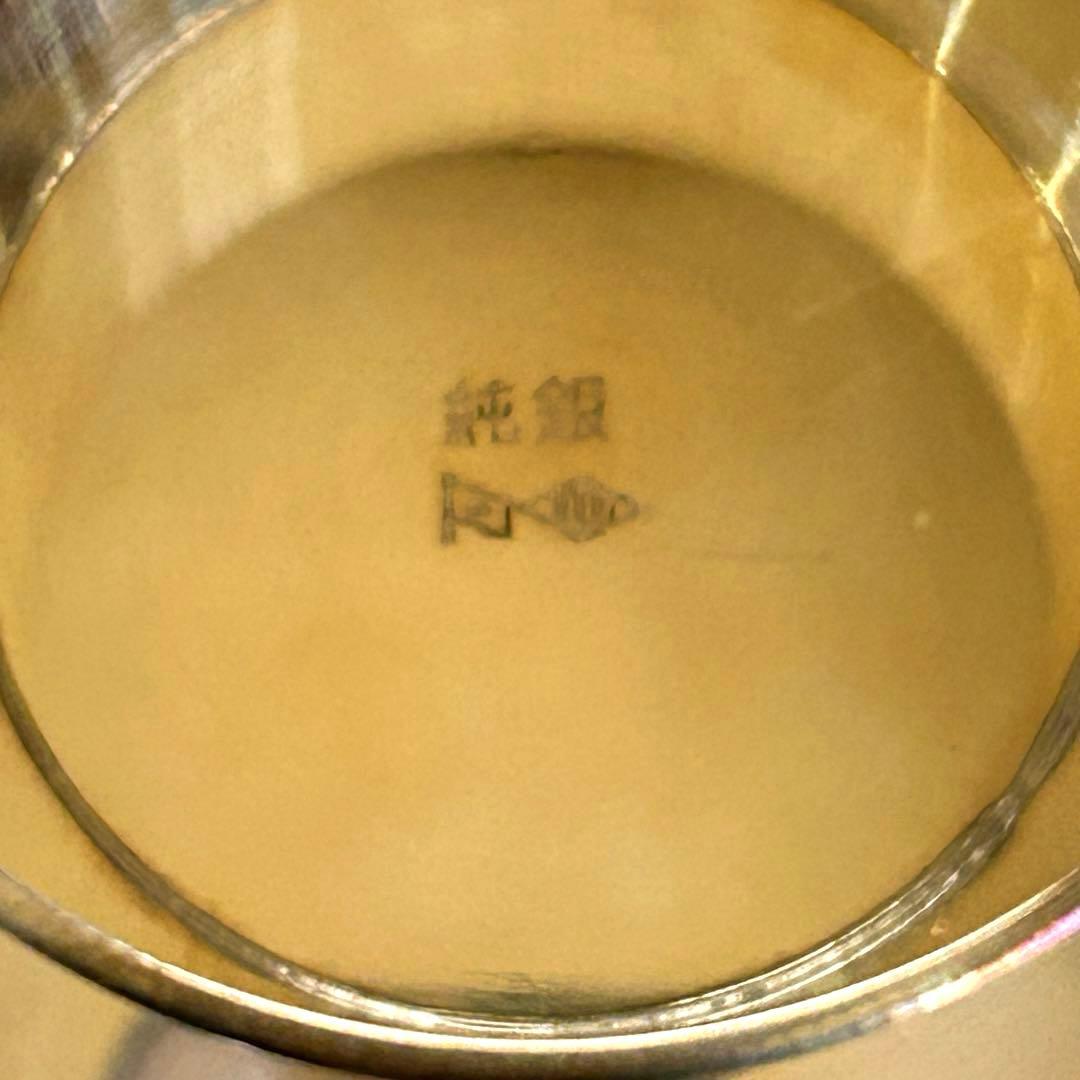 純銀盃　記念品刻印有　96グラム　ケース入り