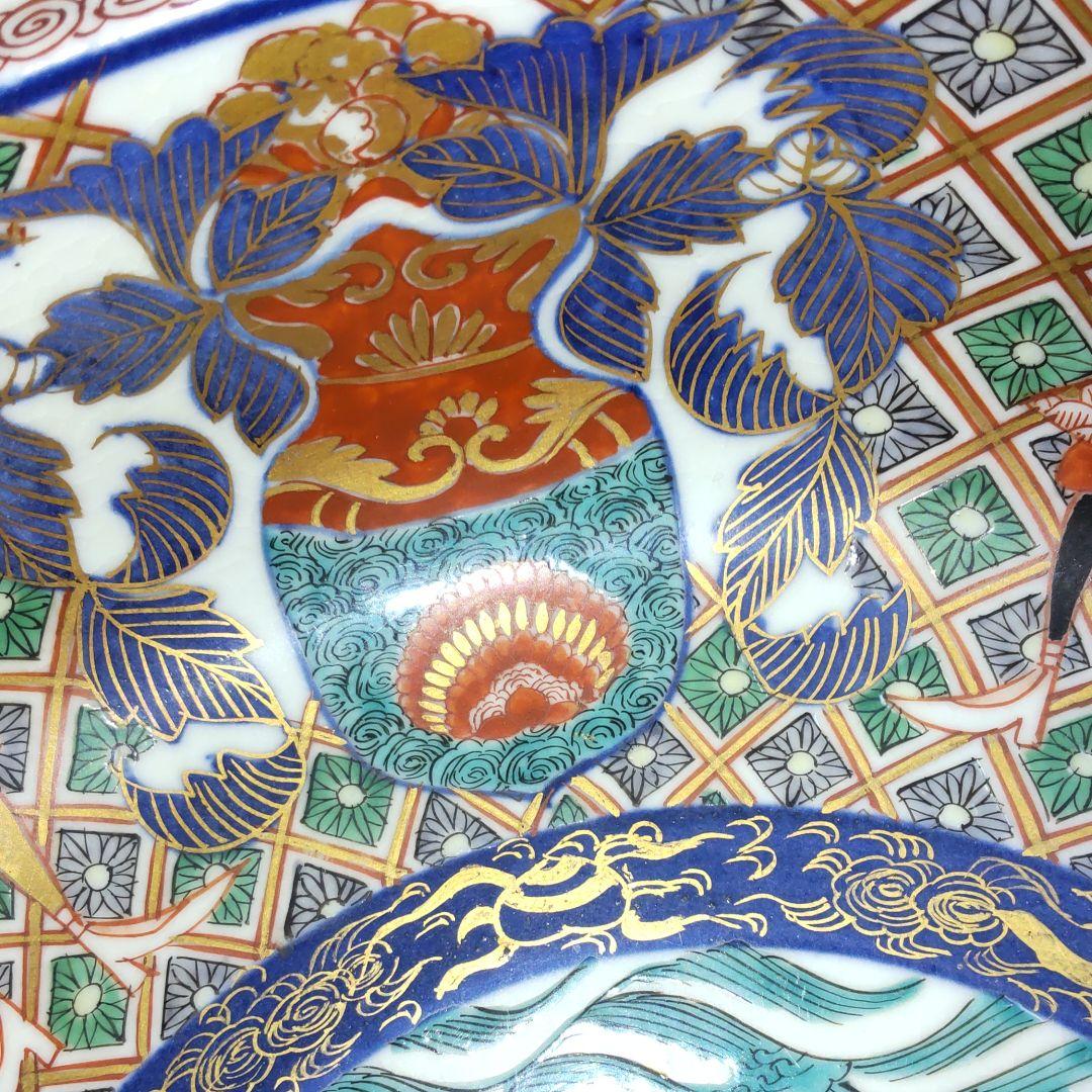 伊万里色絵五艘船文鉢ニ組。