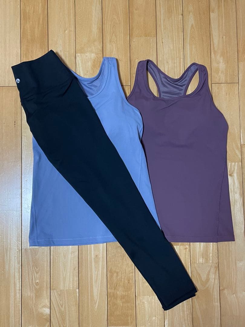 SUKARA LAVAヨガウェア タンクトップ レギンス セット　Lサイズ