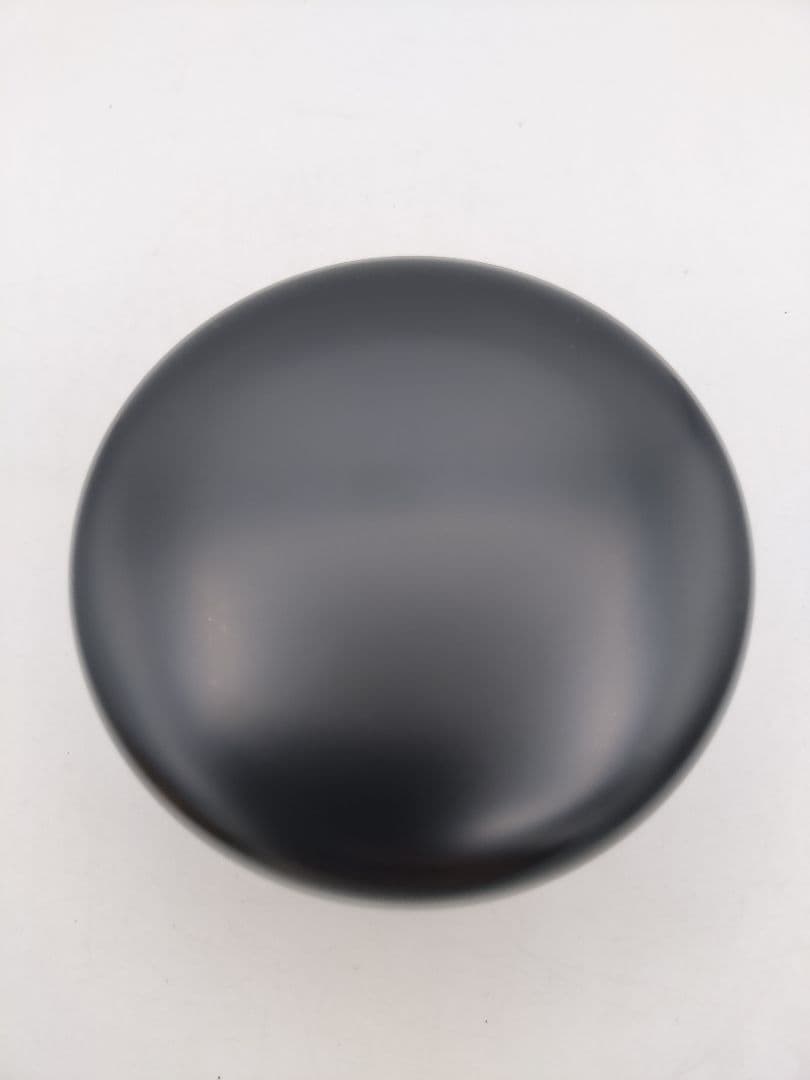 c331 【新品・未使用】平棗 黒無地 前瑞春斎　木箱 茶道具