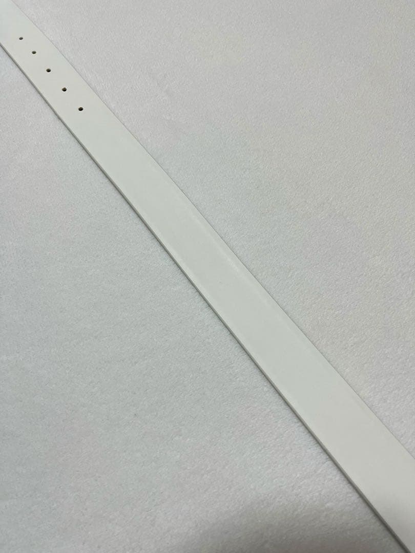 【BRIEFING】ホワイトレザーゴルフベルト＊メンズベルト＊ブリーフィング