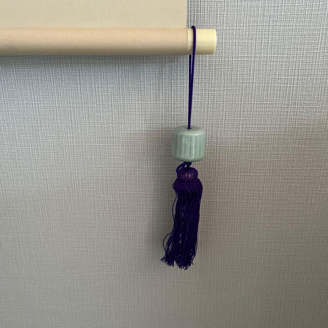 【蔵出し アンティーク】【目立った傷や汚れなし】有田焼　掛け軸　景祥作