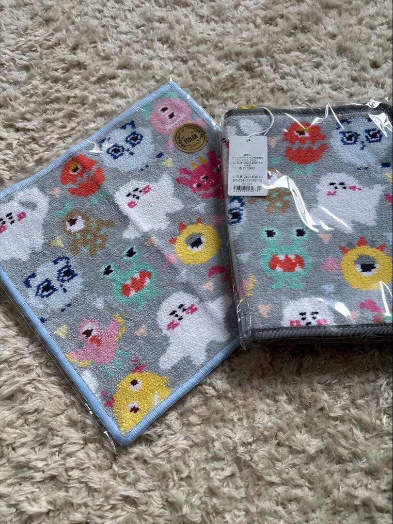 FEILER シナぷしゅ　リトルモンスター　ハンカチ&マルチケース